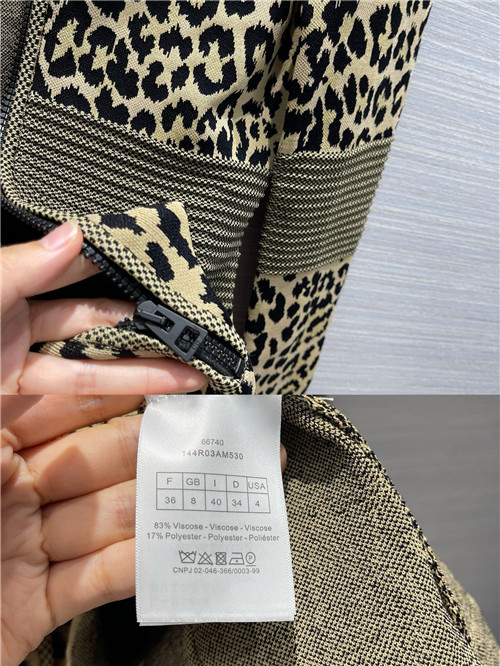 dior leopard print dress - Image 9