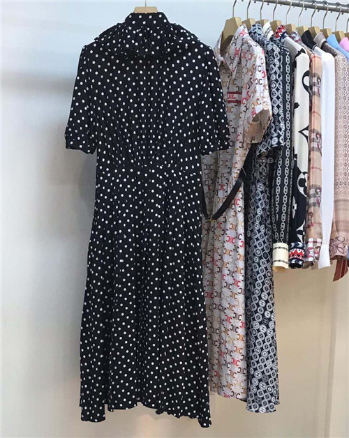 celine polka dot silk dress - Image 3