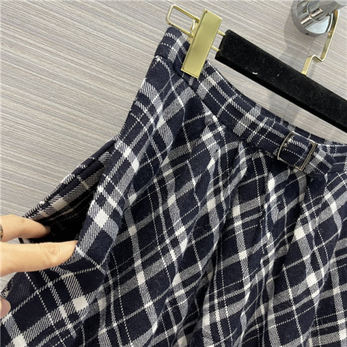 dior plaid long skirt - Image 5