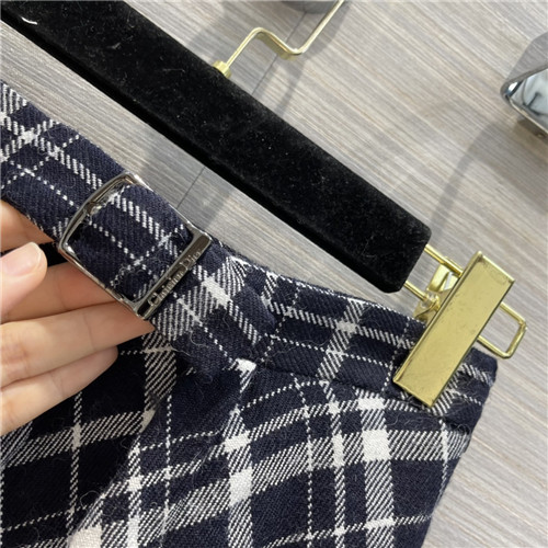 dior plaid long skirt - Image 7