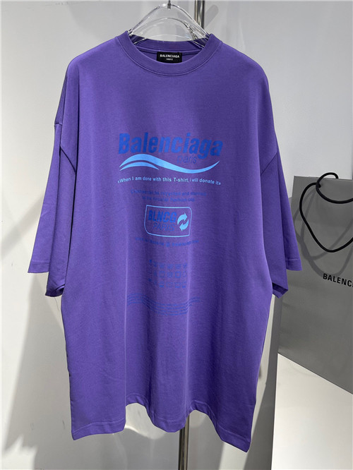 balenciaga purple t-shirt