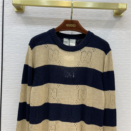gucci striped gg knitted sweater - Image 7