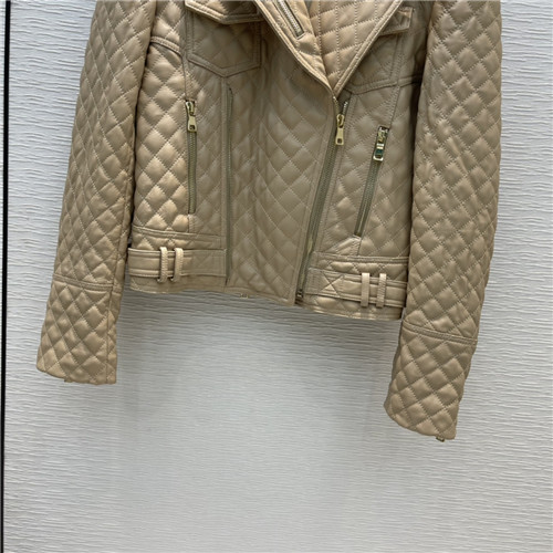 Balmain Sheepskin Motorcycle Leather Jacket - Image 6