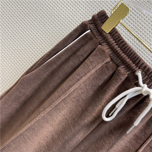 celine velvet loose sports suit - Image 4