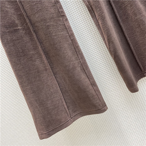 celine velvet loose sports suit - Image 7