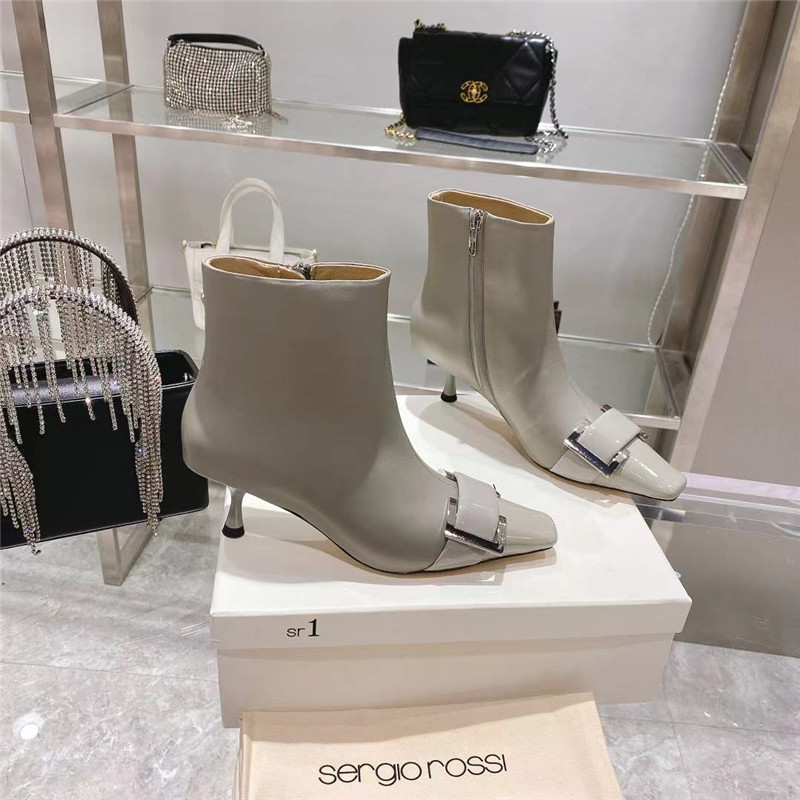 sergio rossi high heel boots