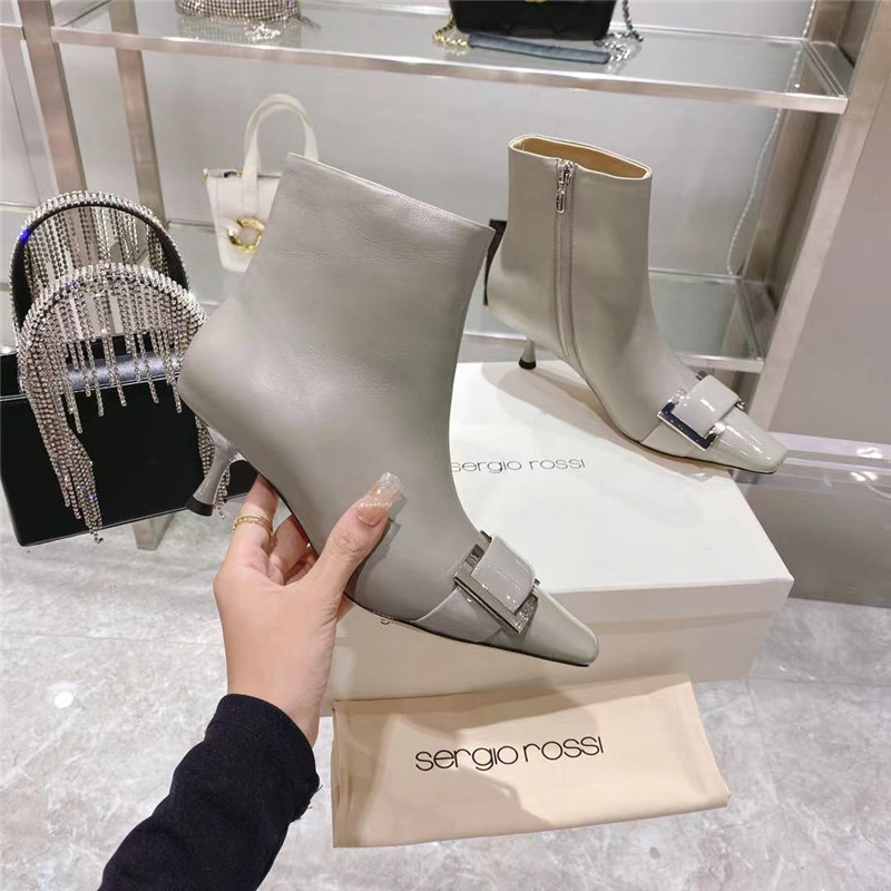 sergio rossi high heel boots - Image 7