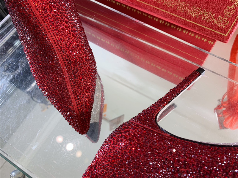 Rene Caovilla drilled pointed high heel booties - Image 4