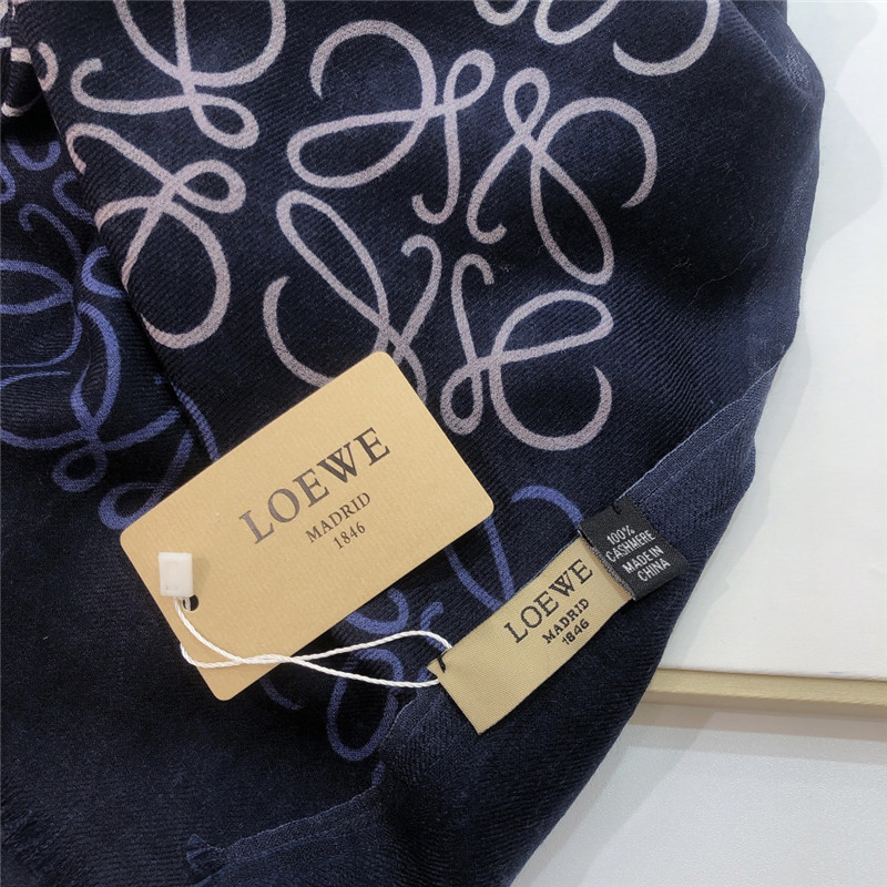 loewe anagram scarf in wool and cashmere - Image 6