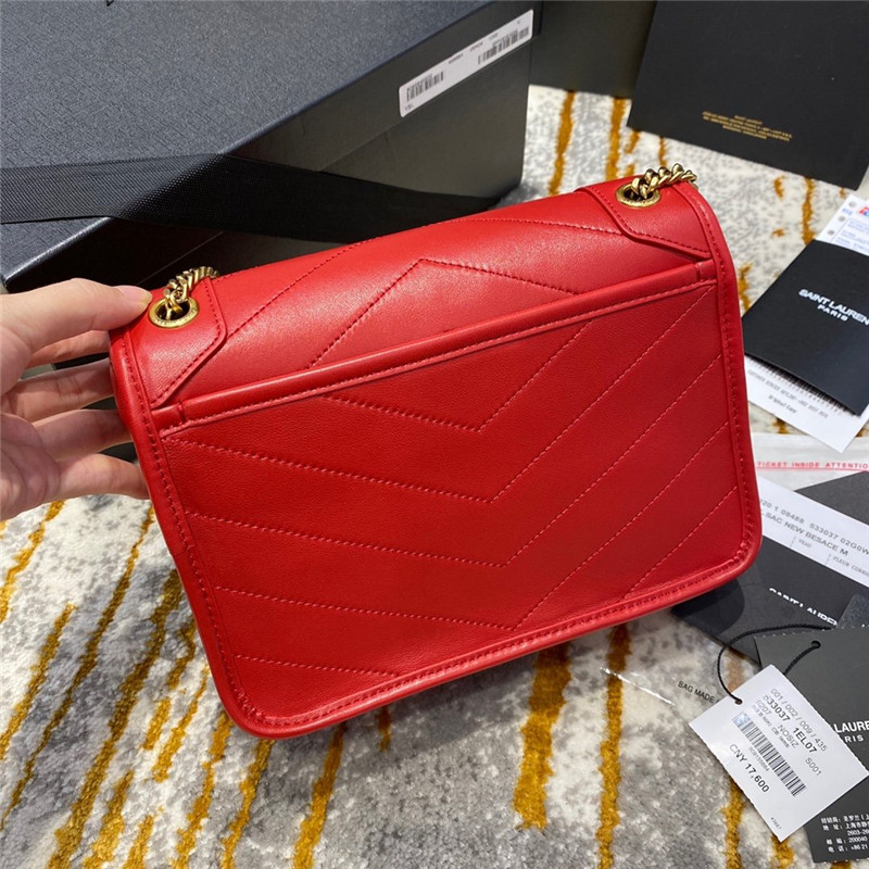 ysl niki lambskin red - Image 2