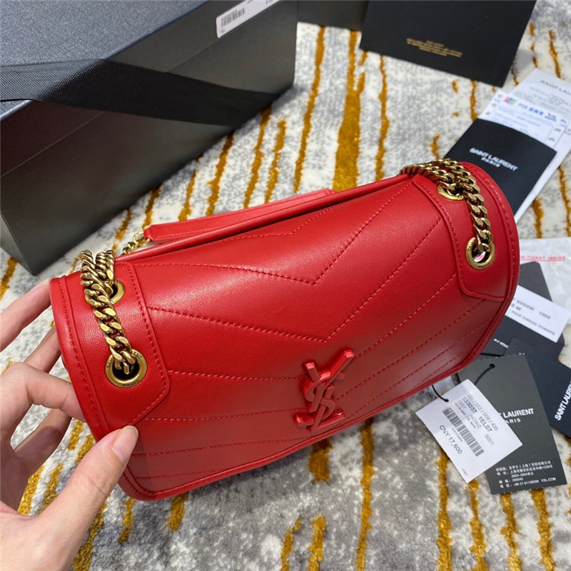 ysl niki lambskin red - Image 6