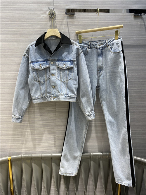 alexander wang jeans denim suit