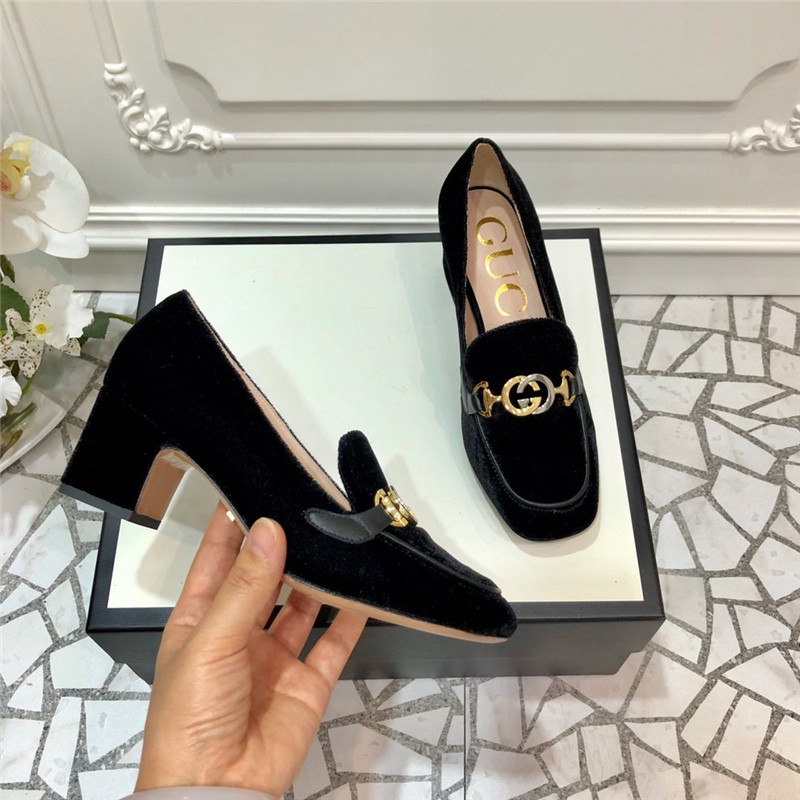 gucci Block heel sandals replica shoes - Image 5