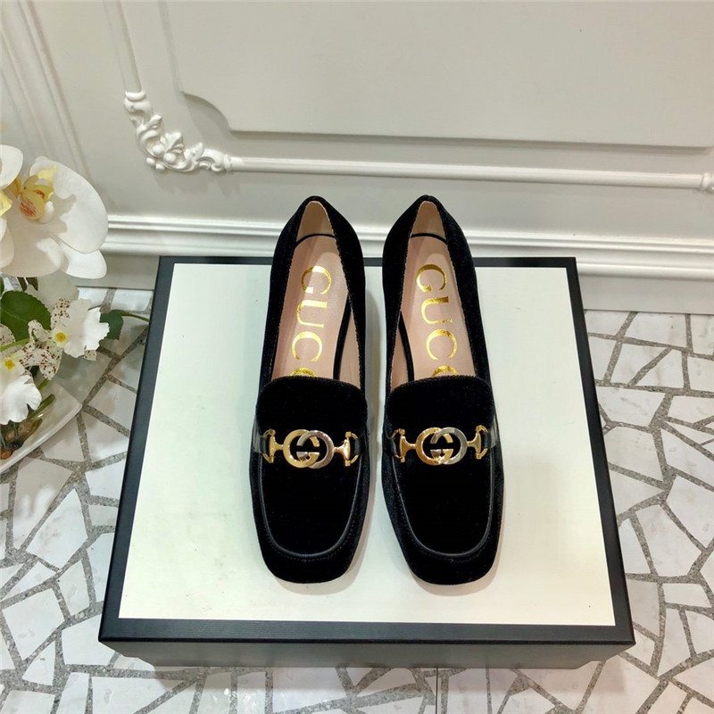 gucci Block heel sandals replica shoes - Image 7
