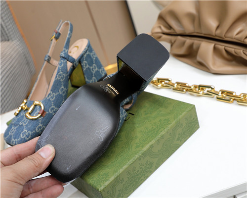 gucci denim sandals - Image 7