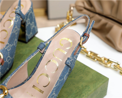 gucci denim sandals - Image 8