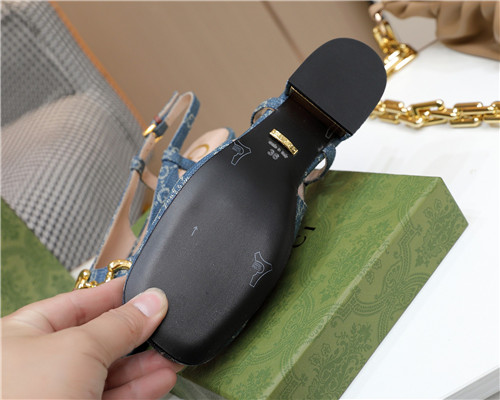 gucci denim sandals - Image 9