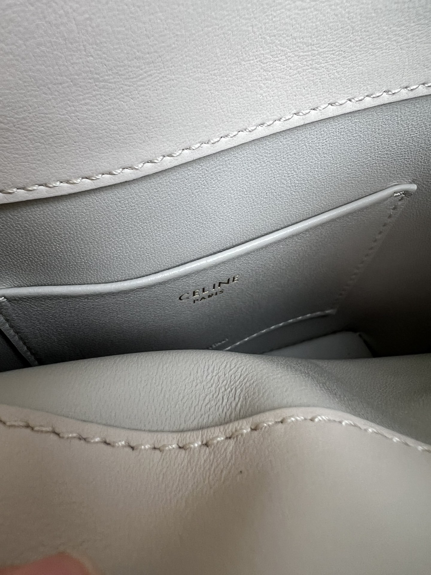 CELIN_E TRIOMPHE MINI BUCKET BAG IN LEATHER A - Image 7