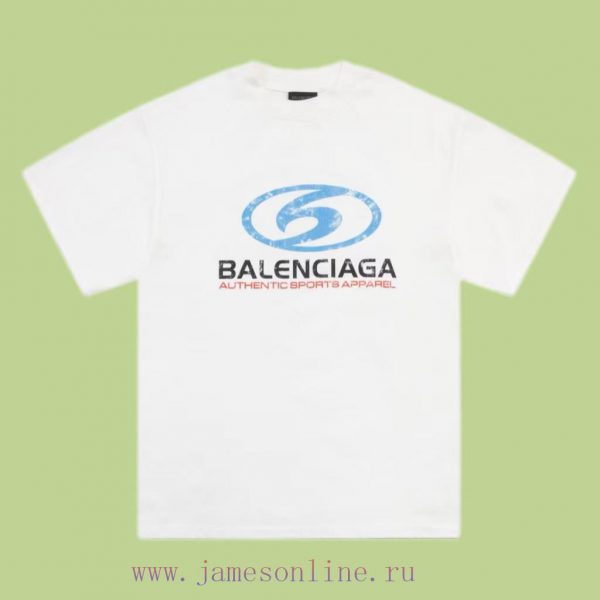 [High version] Balencia's new washing and grinding logo pattern short sleeved T-shirt with s mhiv7y0k