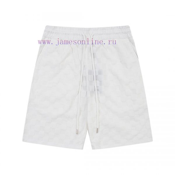 ️   Louis Vuitton/Louis Vuitton plaid jacquard towel pants2023SS new knitted shorts, customi zozcslzh