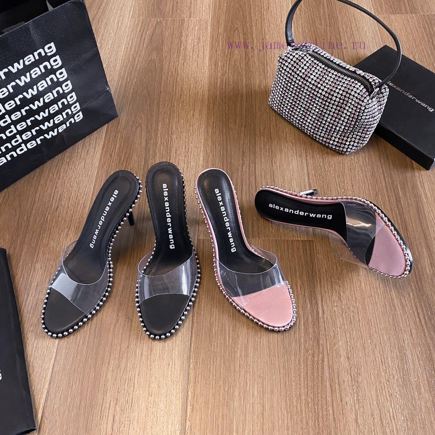 Alexander Wang Alexander King's high-quality original material high-heeled sandals Original qny7ccv0 - Image 3