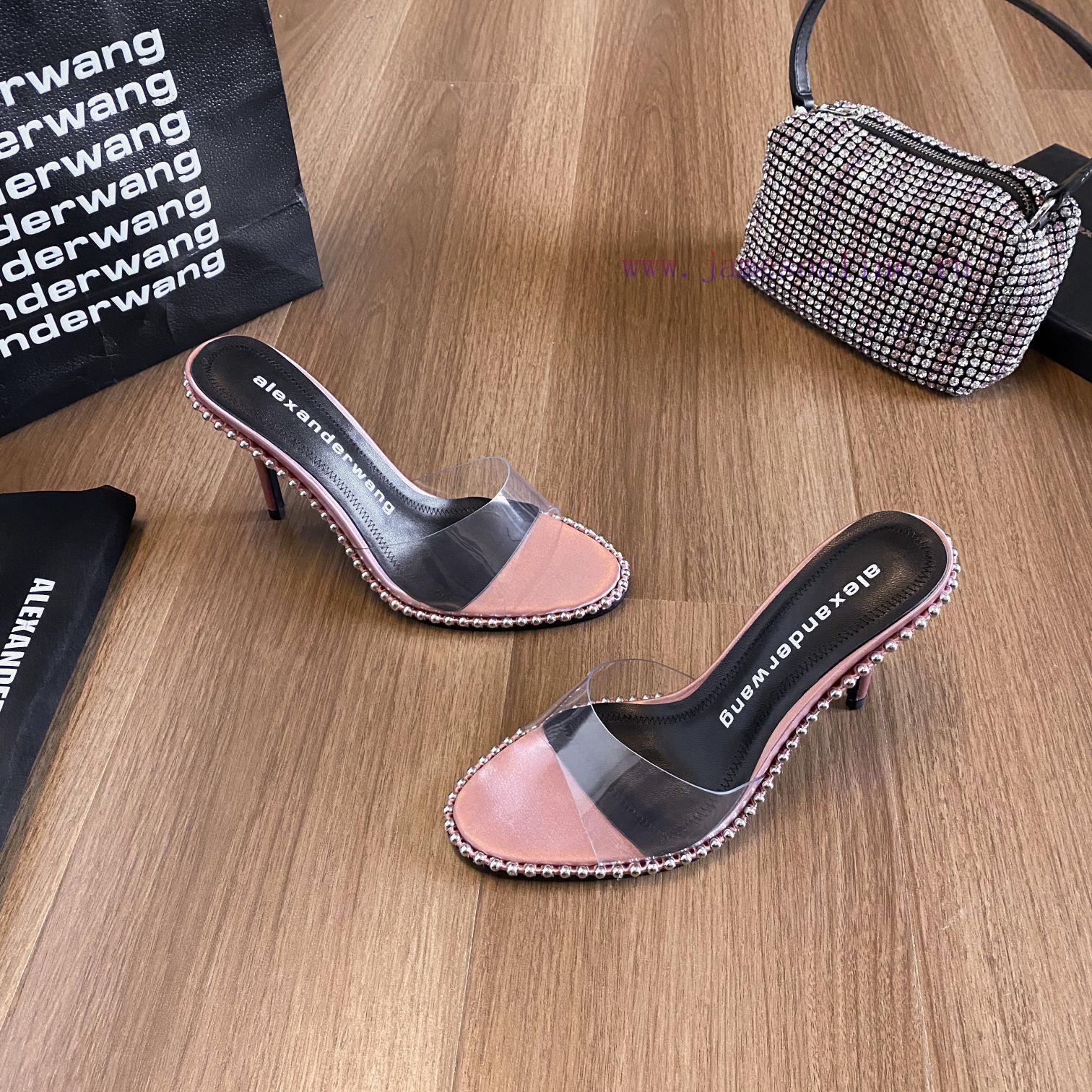 Alexander Wang Alexander King's high-quality original material high-heeled sandals Original qny7ccv0 - Image 5