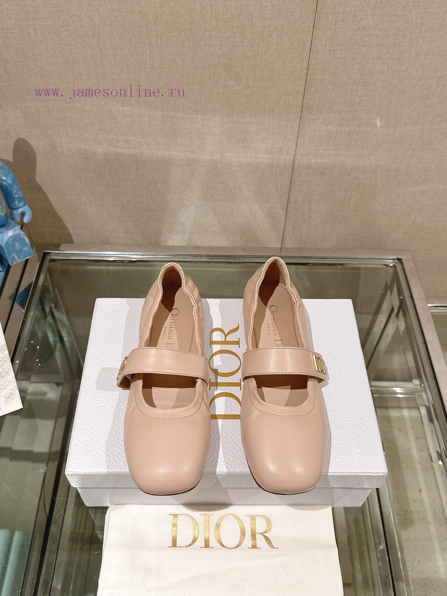 -24Ss New Dior Ballet Flat Single Shoes Grandma ShoesThis ballet shoe is a masterpiece of Dii6nwmxqn