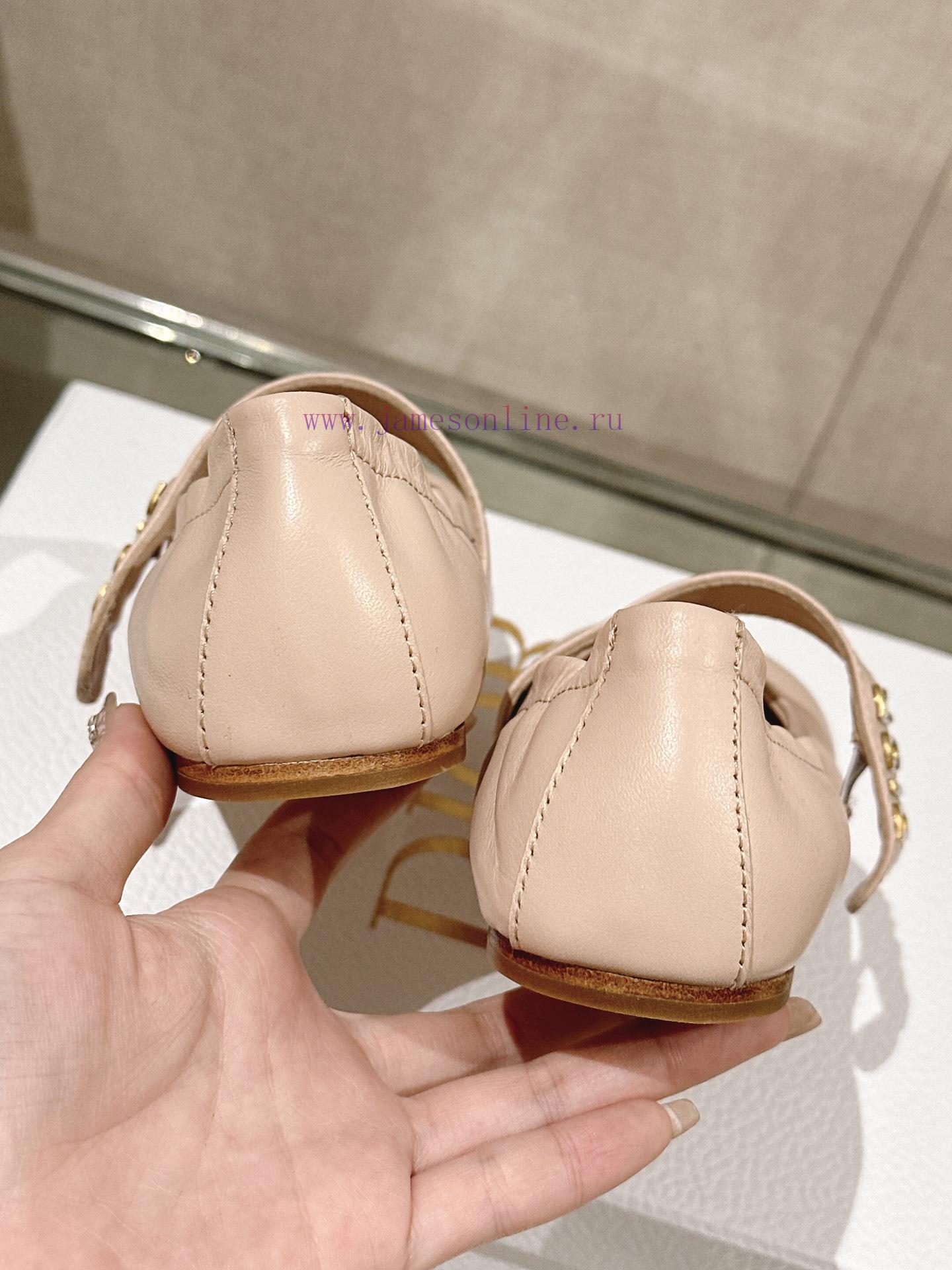 -24Ss New Dior Ballet Flat Single Shoes Grandma ShoesThis ballet shoe is a masterpiece of Dii6nwmxqn - Image 8