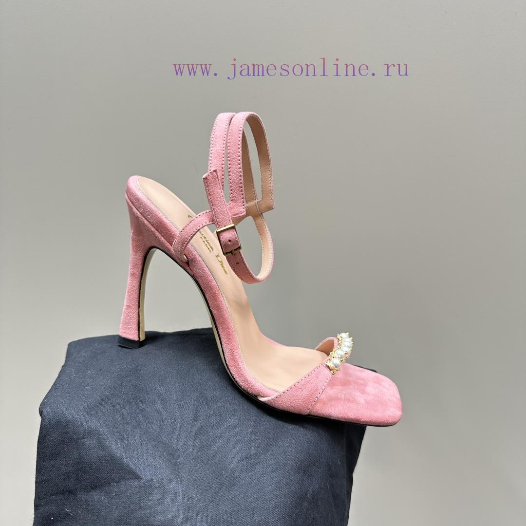 Dior/Dior 24S Spring/Summer New Product Pearl Strap High Heel SandalsThe fabric is imported u0aymoct - Image 8