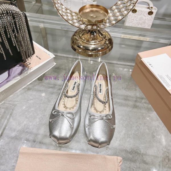 Chain New Color Miu French Fairy Ballet Dance Shoes Come with Beauty New Too Fairy Dance Shoovimo0et