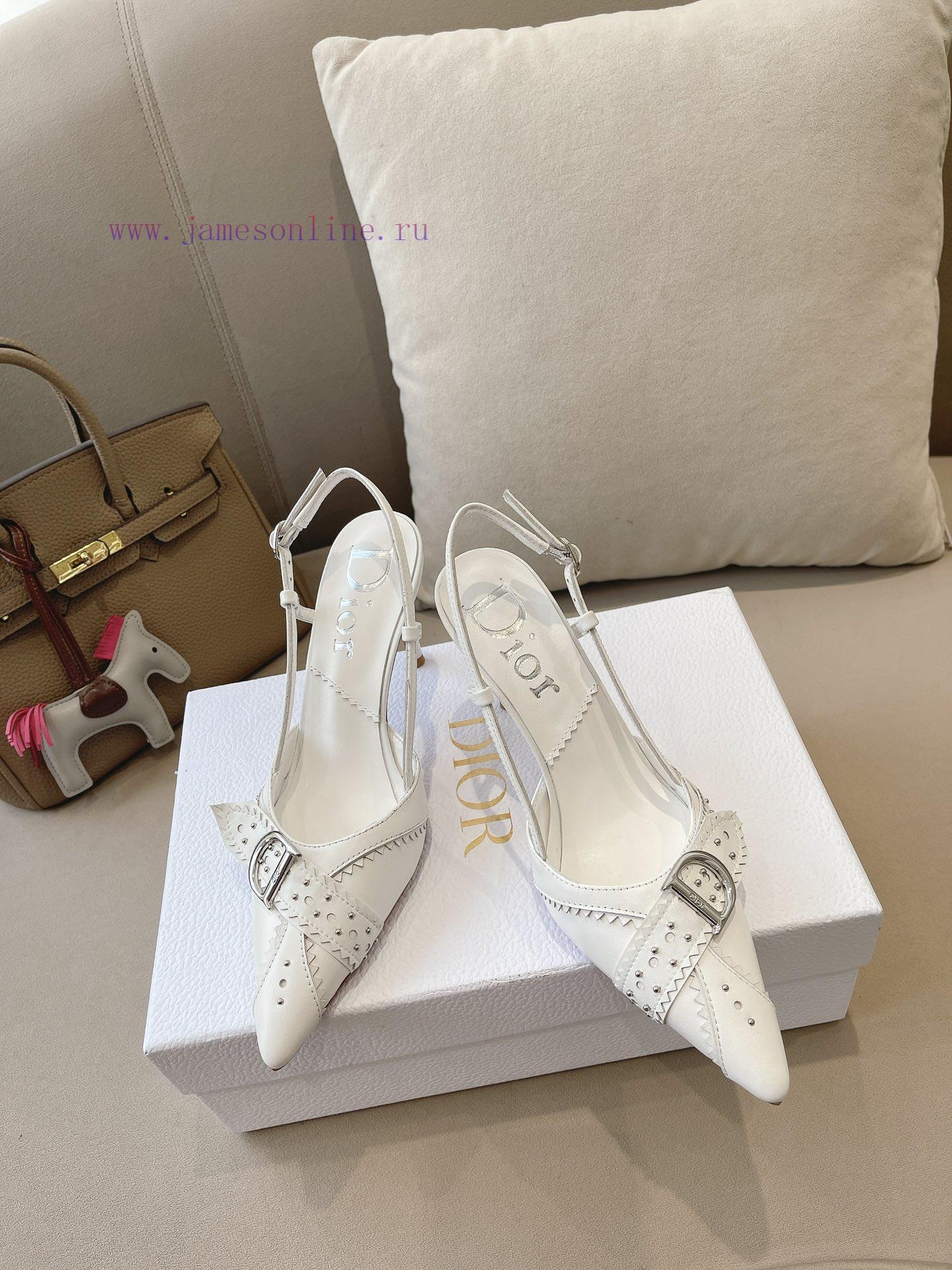 Dior 2024 early spring new star style CD letter logo high-heeled sandals are very comfortablbm4iktqq - Image 4