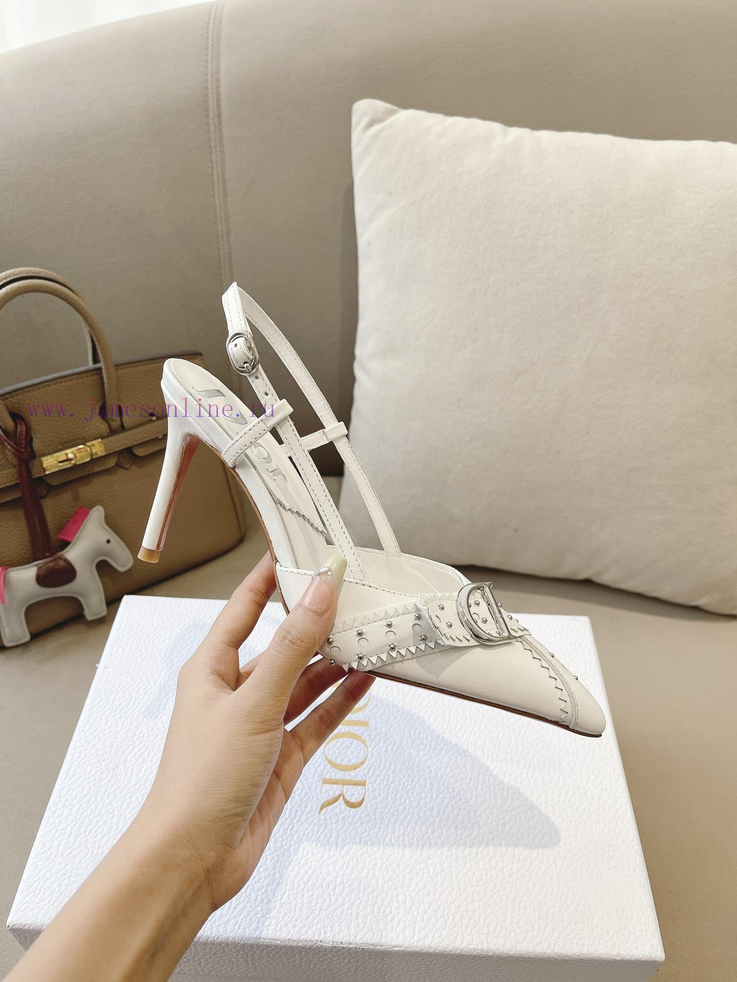 Dior 2024 early spring new star style CD letter logo high-heeled sandals are very comfortablbm4iktqq - Image 5