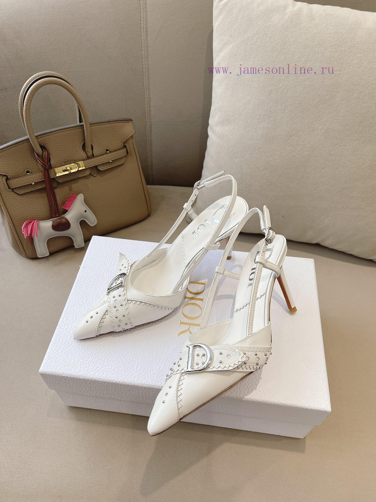 Dior 2024 early spring new star style CD letter logo high-heeled sandals are very comfortablbm4iktqq - Image 6