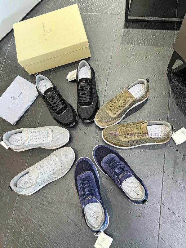 Brunello Cucinelli Four Seasons Knitted Casual Men's ShoesOne to one replica fly weave on thxg3n62b1