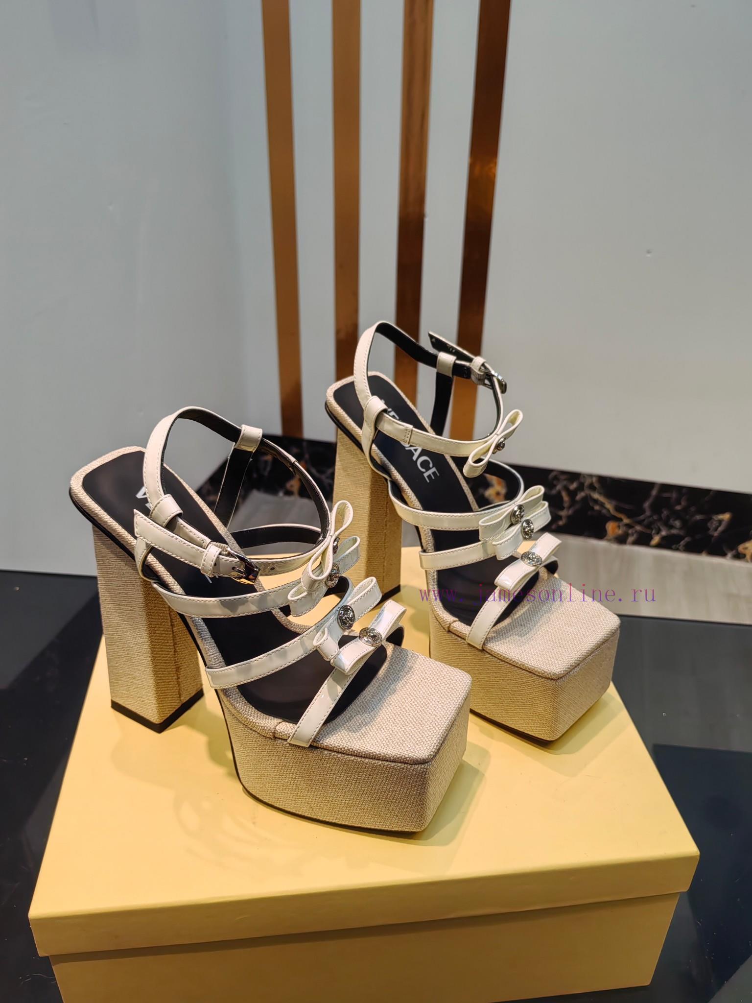 Versace Versace ????/??, Medusa bow high heels with Medusa bow decoration on the front______h9vtw4o7 - Image 3