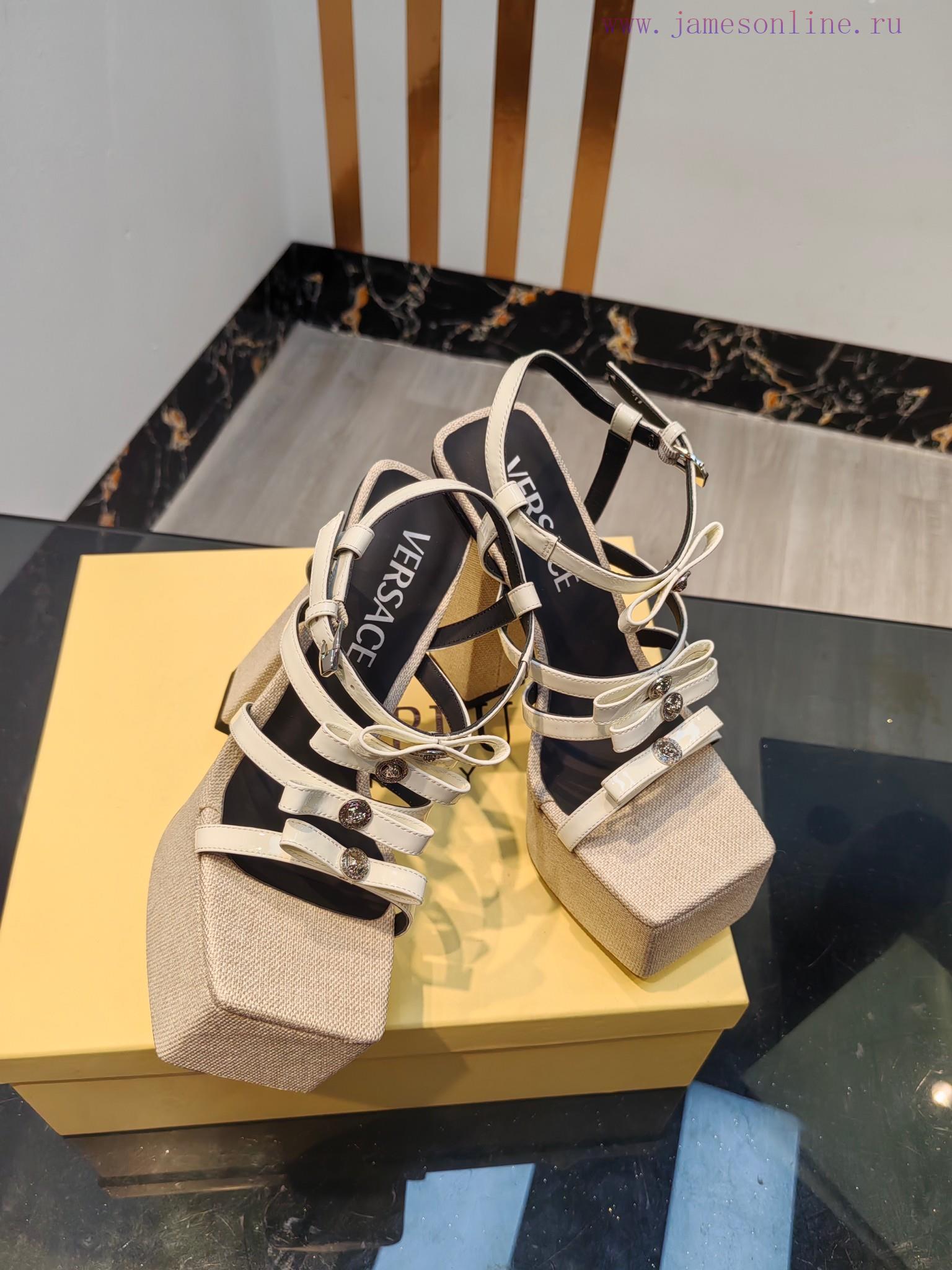 Versace Versace ????/??, Medusa bow high heels with Medusa bow decoration on the front______h9vtw4o7 - Image 8