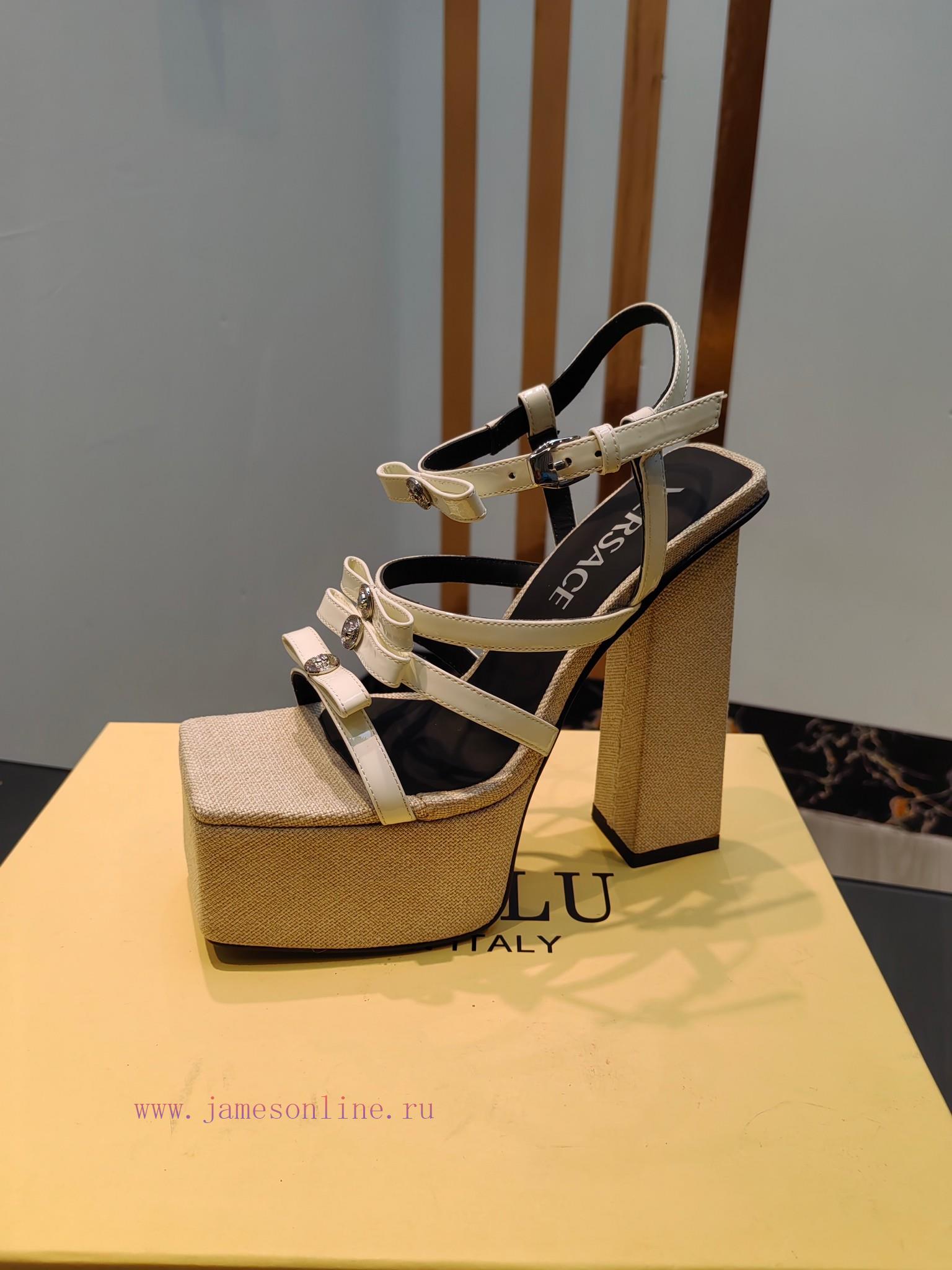 Versace Versace ????/??, Medusa bow high heels with Medusa bow decoration on the front______h9vtw4o7 - Image 10