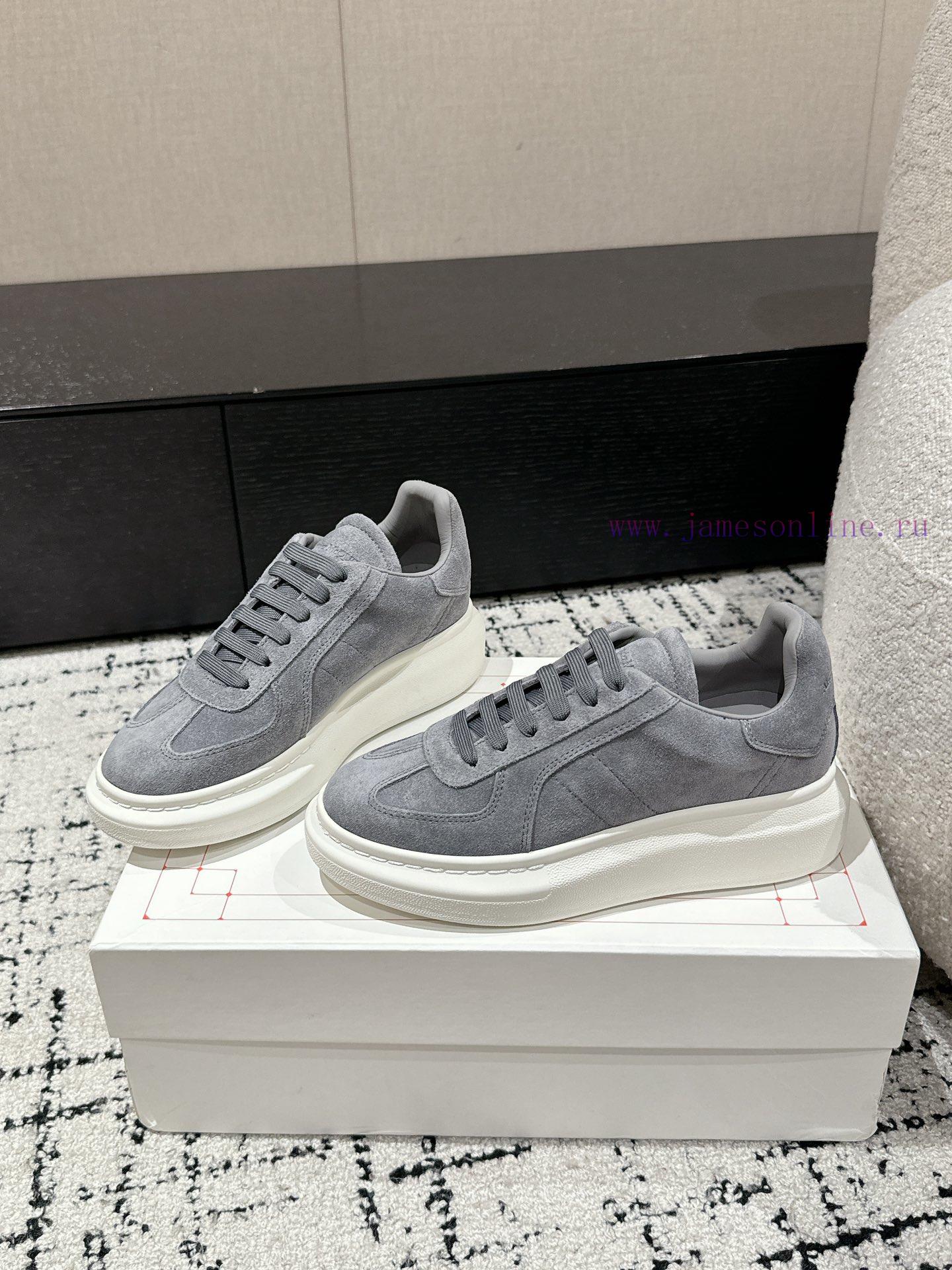 Top tierAIexanderMcQueen 24/Latest Couple Thick Bottom Casual White ShoesOriginal developmentrhwsyjl - Image 4