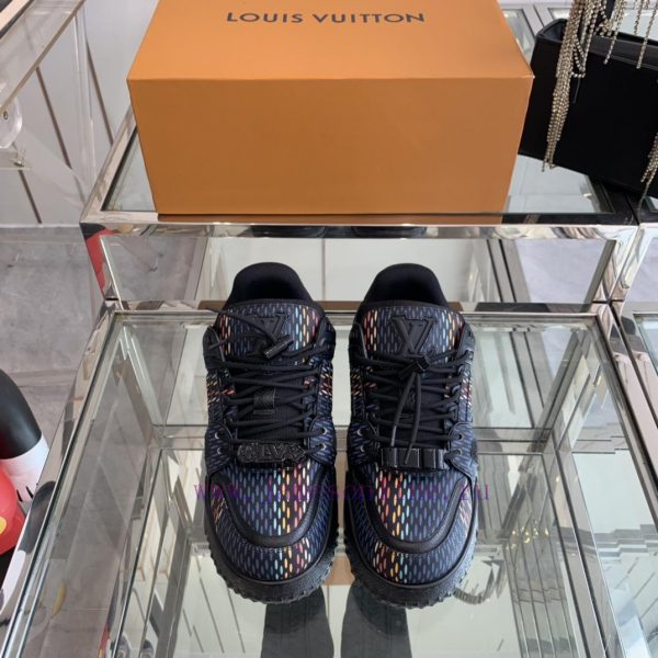 Louis Vuitton 2024 New LV Trainer Fat Couple Bread Shoes Casual Sports Shoes Board ShoesThe ipba42s6