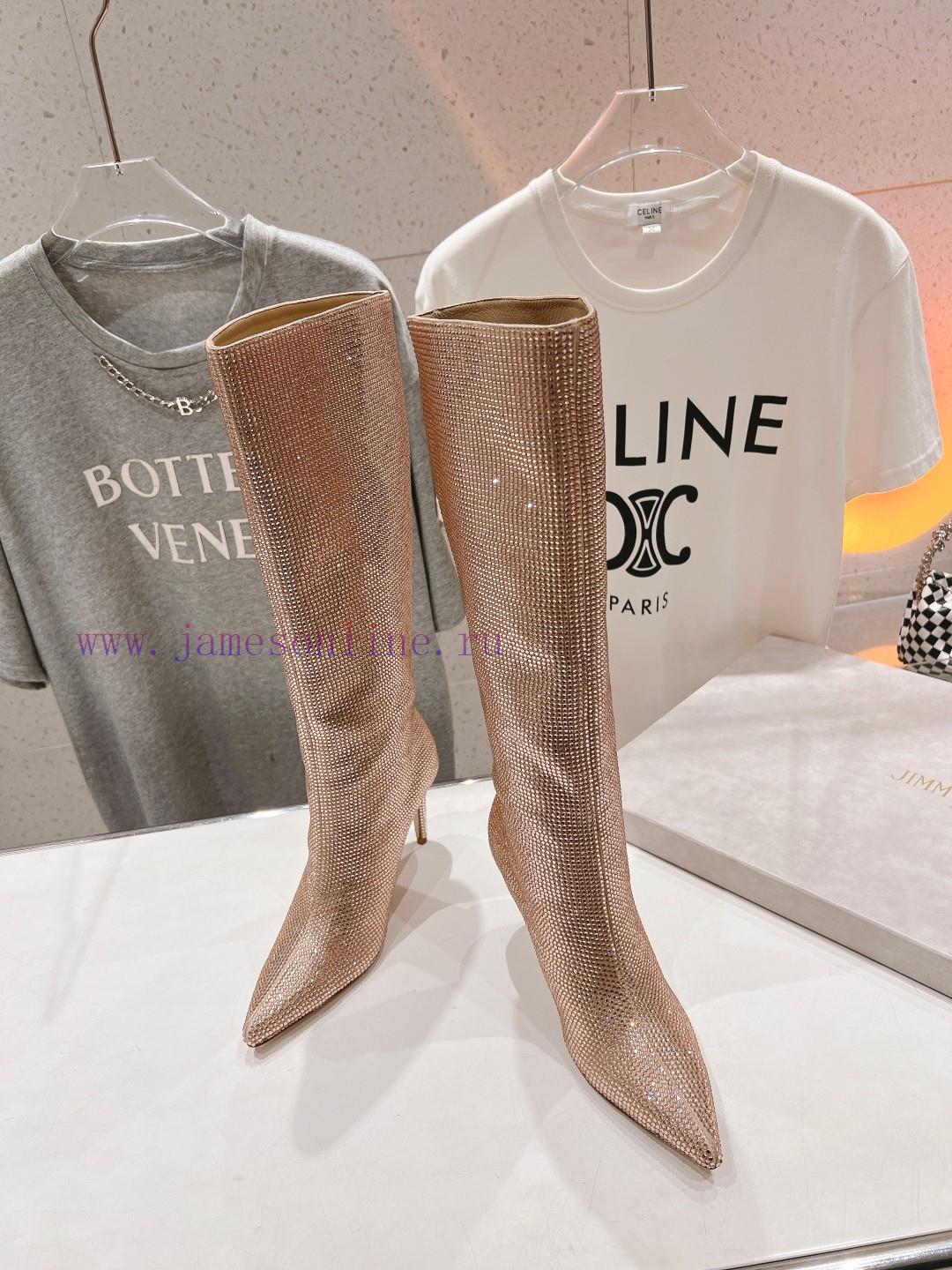 Purchasing JIMMY CHOO * | JC/Jimmy Zhou 2024 Autumn/Winter New Diamond Pointed High Heels Boskdnydbb