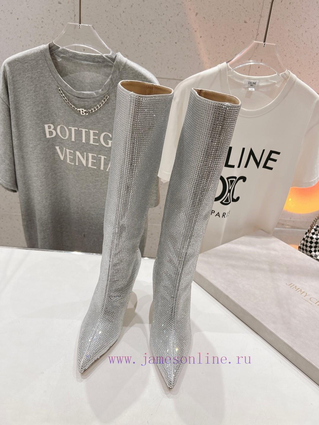 Purchasing grade JIMMY CHOO * | JC/Jimmy Zhou 2024 Autumn/Winter New Diamond Pointed High Hegmqc7xnv - Image 3