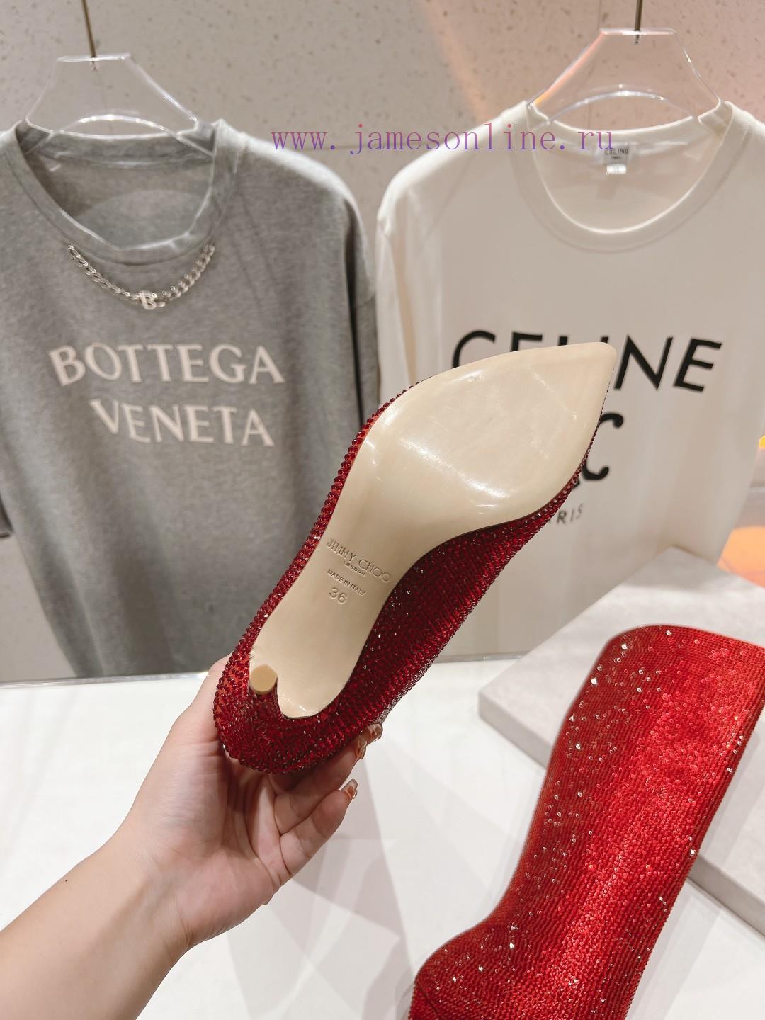 Purchasing grade JIMMY CHOO * | JC/Jimmy Zhou 2024 Autumn/Winter New Diamond Pointed High He2ws4rv67 - Image 10