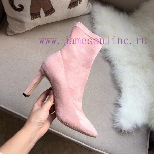 JIMMY CHOO elastic boots are made of high-quality fabric with silky double-sided velvet and 5x4uzw73