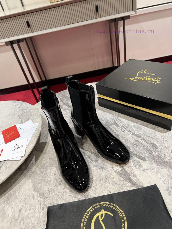 Generation level * ️The Turelastic short boots feature a thick 55mm diagonal heel design, pauhtrkc2y