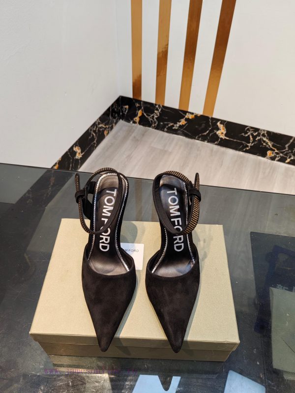 TOM FORD Top High Heel Hollow SandalsImported Yangjing shoe upper with Czech diamondsFootstewk0lr8pk