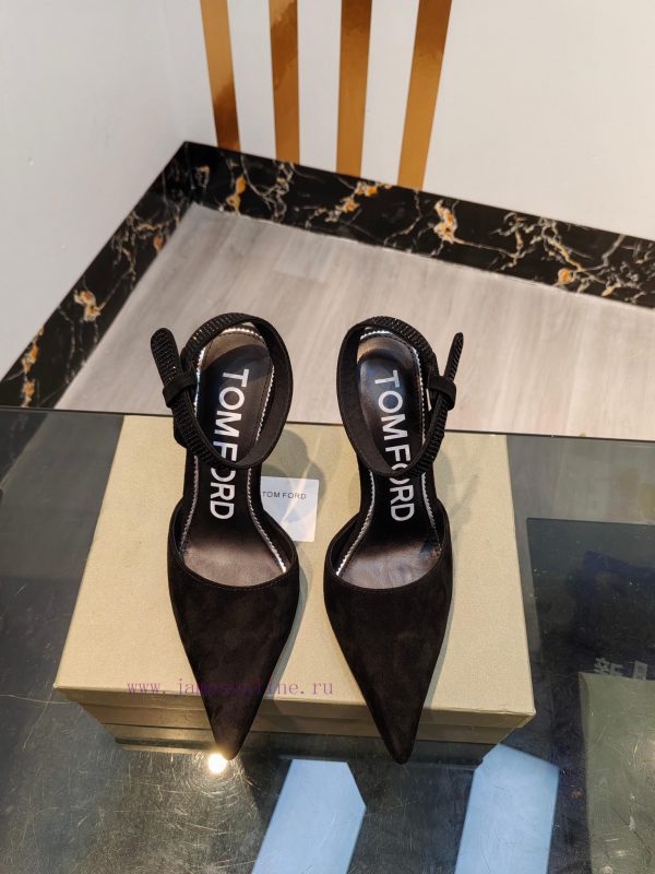 TOM FORD Top High Heel Hollow SandalsImported Yangjing shoe upper with Czech diamondsFootstelz3jt7wg
