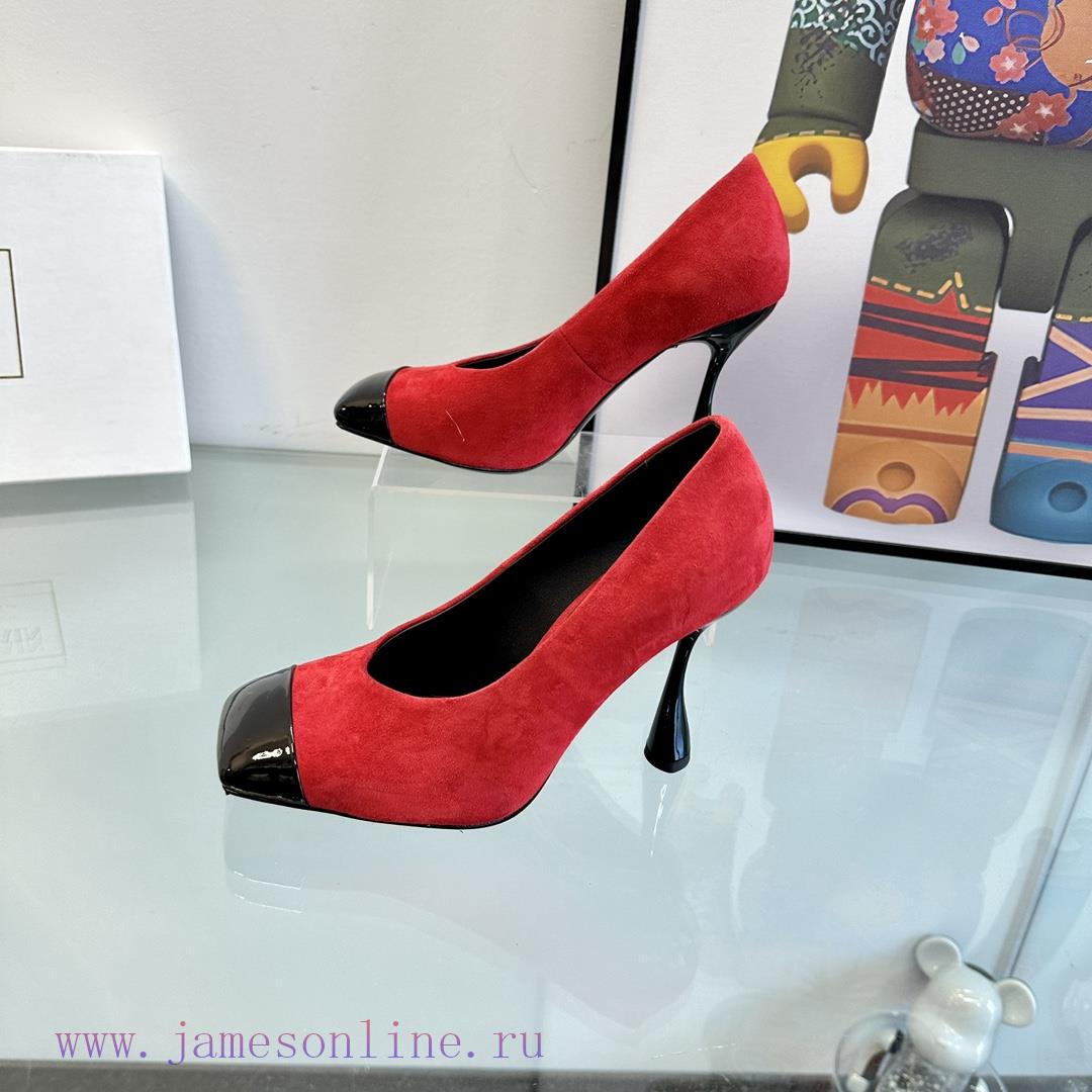 ???????Balmain ?????? Square headed wine glasses, custom-made shoesThis colored leather wineoui9rytp - Image 10