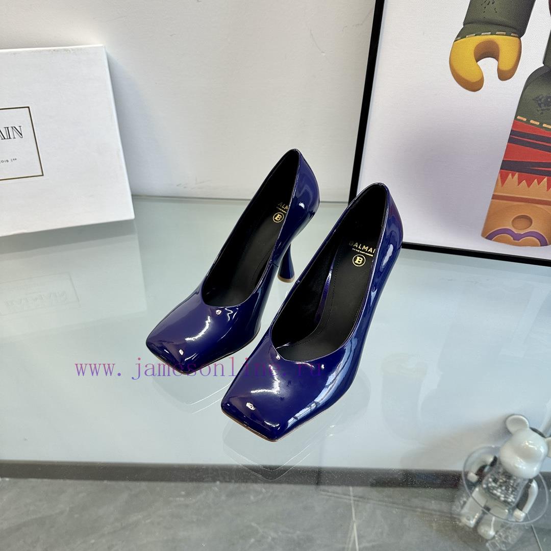 ???????Balmain ?????? Square headed wine glasses, custom-made shoesThis colored leather wineir9shwom - Image 3