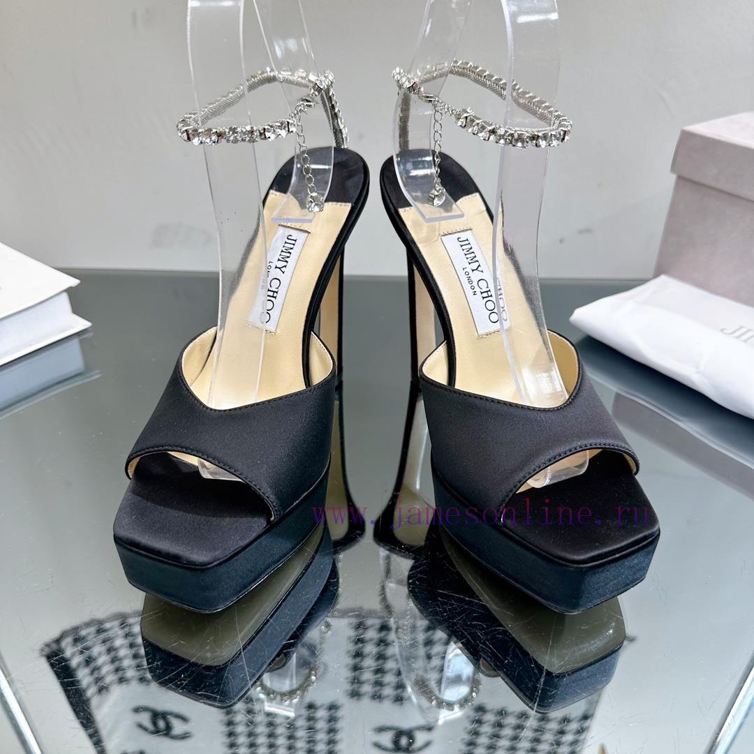 ? Jimmy Choo ? Classic waterproof platform high-heeled sandals——————————Our JC family alwaye33q71k6 - Image 3