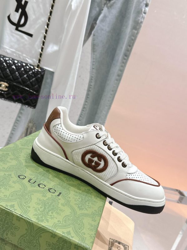 . ???? * 24SS latest sports couple shoes retro distressed white shoes, original development imyl976z
